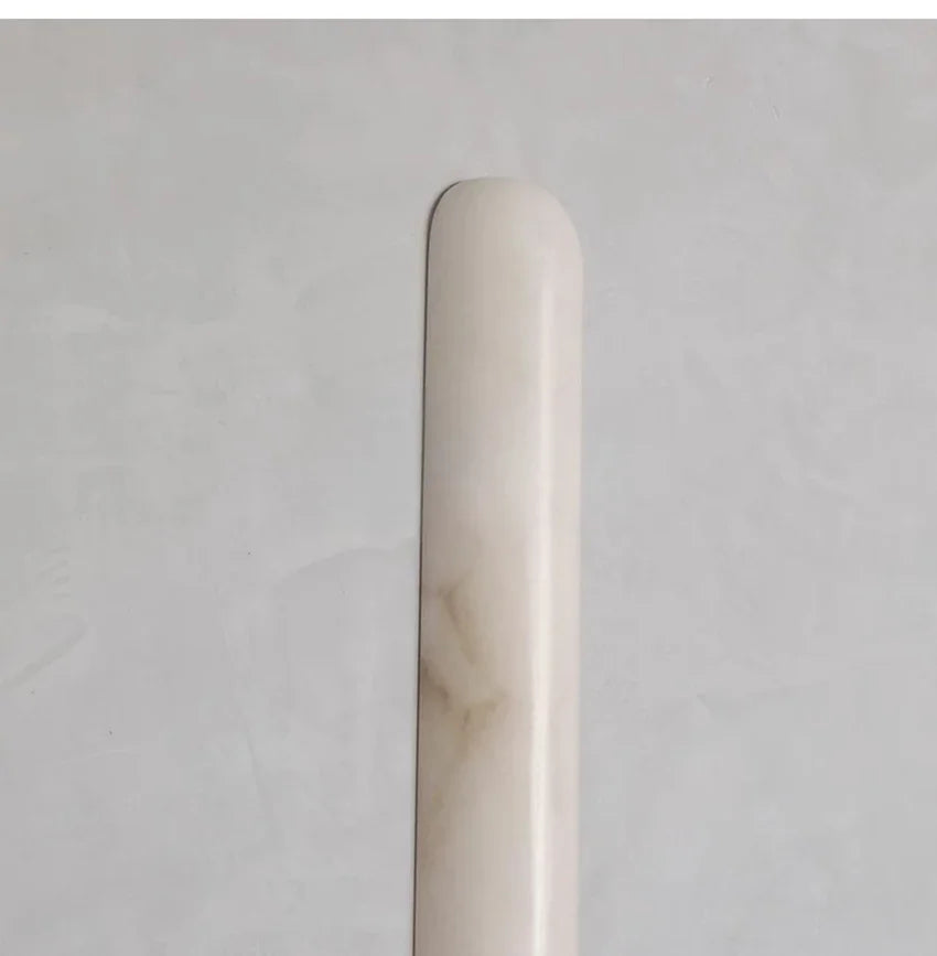 2026 Modern Luxury Natural Marble Wall Lamp LED Long Oval Stone Sconces For Living Room Bedside Staircase Aisle Lighting Fixture